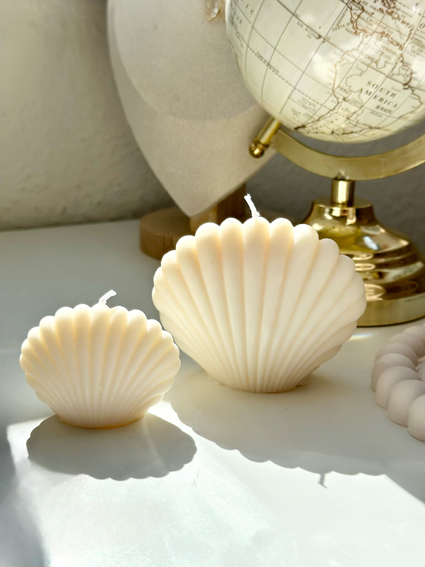 große Muschelkerze "Kalea"