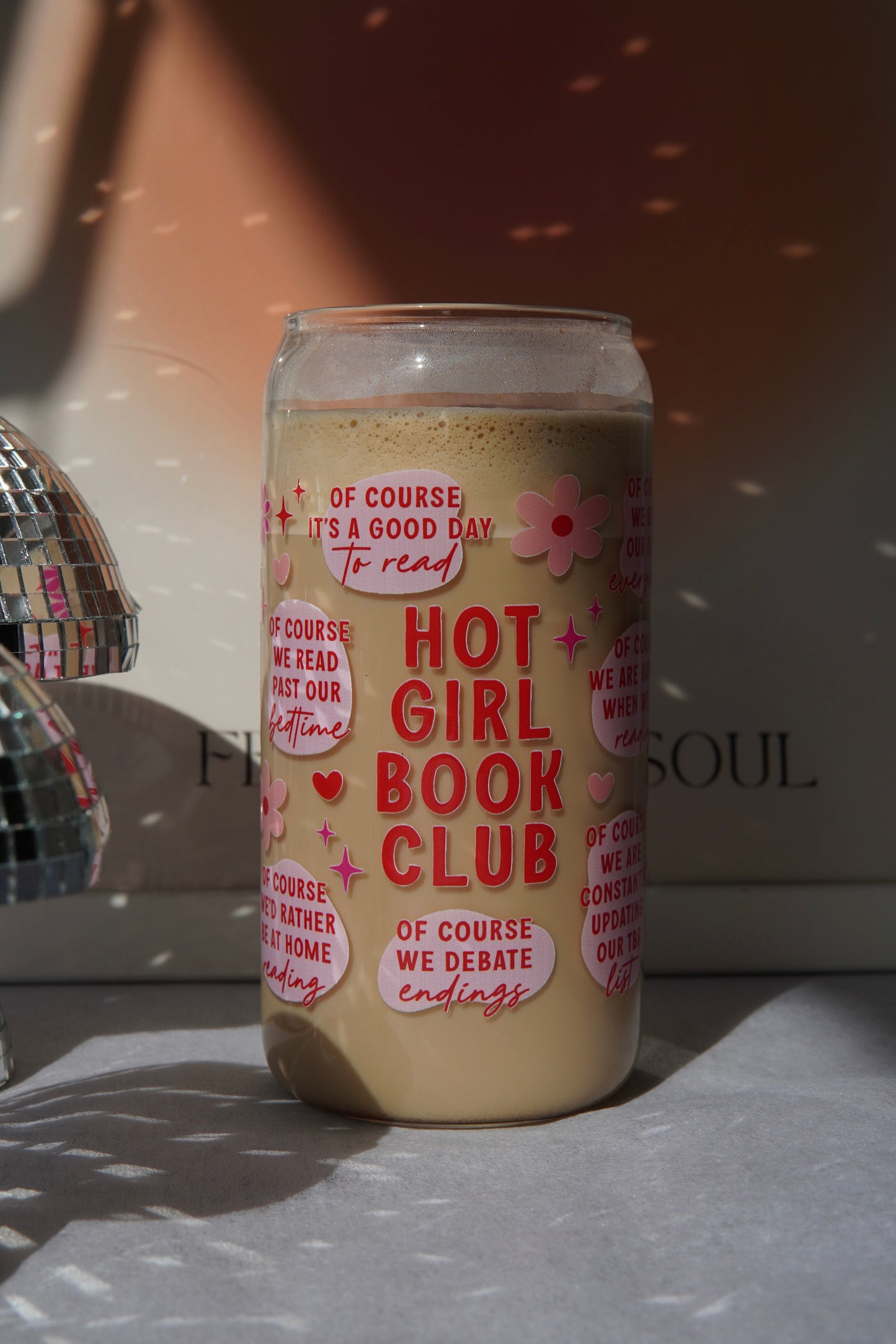 Trinkglas Hot Girl Book Club