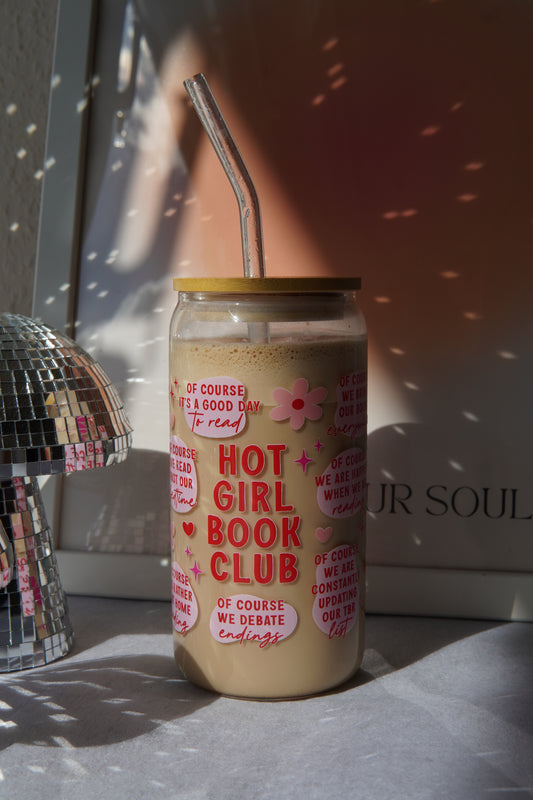 Trinkglas Hot Girl Book Club