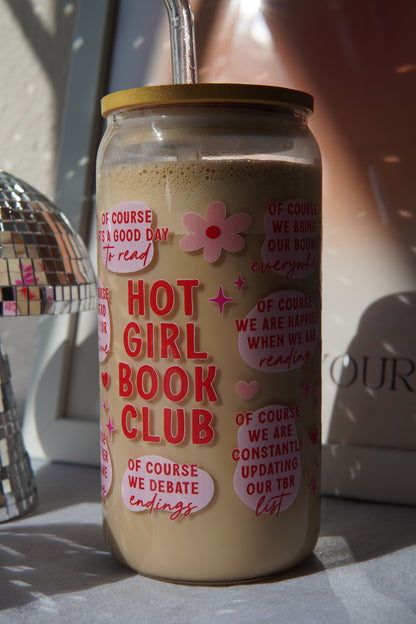Trinkglas Hot Girl Book Club