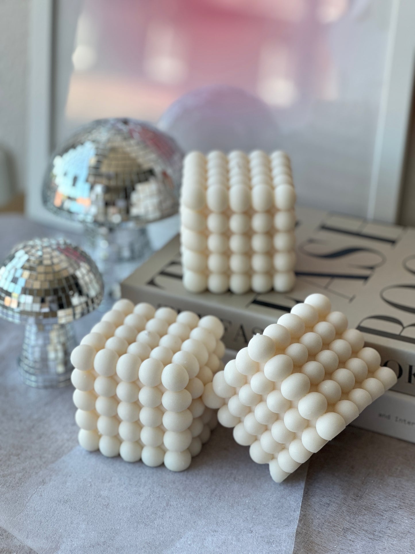 XL Bubble Kerze "Amalia"